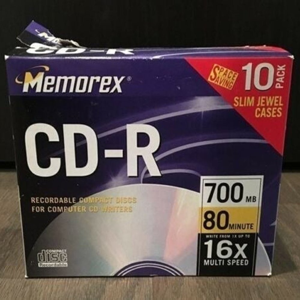 Memorex High Speed CD-RW 10 Pack Blank Media Computer Software